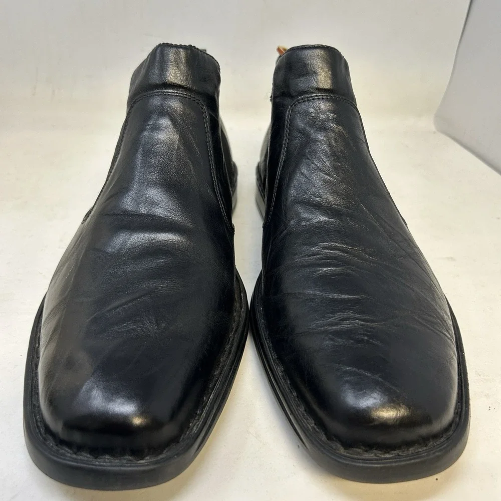 Josef Seibel‎ European Comfort Pull-On Boots Leather Black EU 45 US 11-11.5